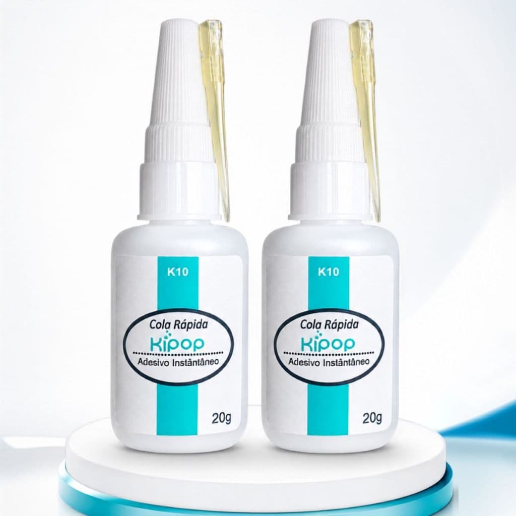 Cola Instantanea Kipop k10 Profissional Super Cola Rapida Para Aplique de Emborachados e Artesanato