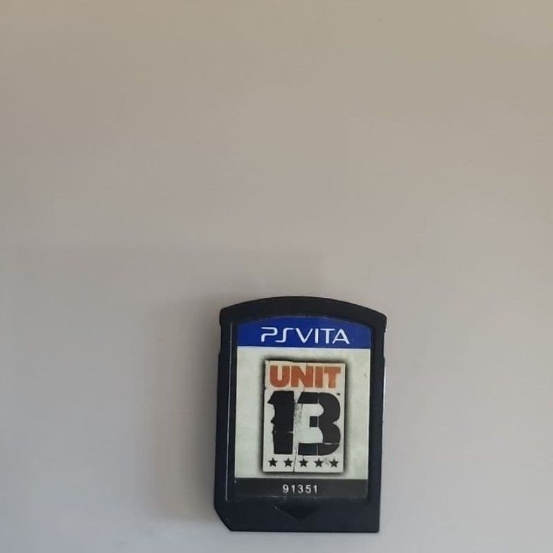 Leia o anúncio por gentileza Jogo para Psvita mídia física usado original com marcas de uso Unit 13 sem capa