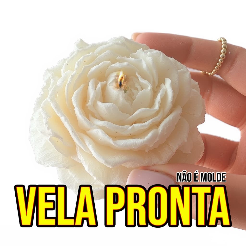 VELA AROMATICA Flor de Peônia Pronta essencia premium