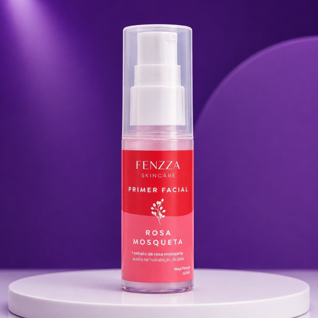 Primer Facial Fenzza Rosa Mosqueta Hidratante Suaviza Poros 35g