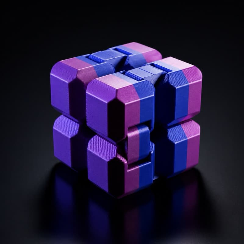 Cubo Infinito Fidget Anti Estresse Ansiedade TDAH Autismo Brinquedo Sensorial Foco Adulto Criança Toy