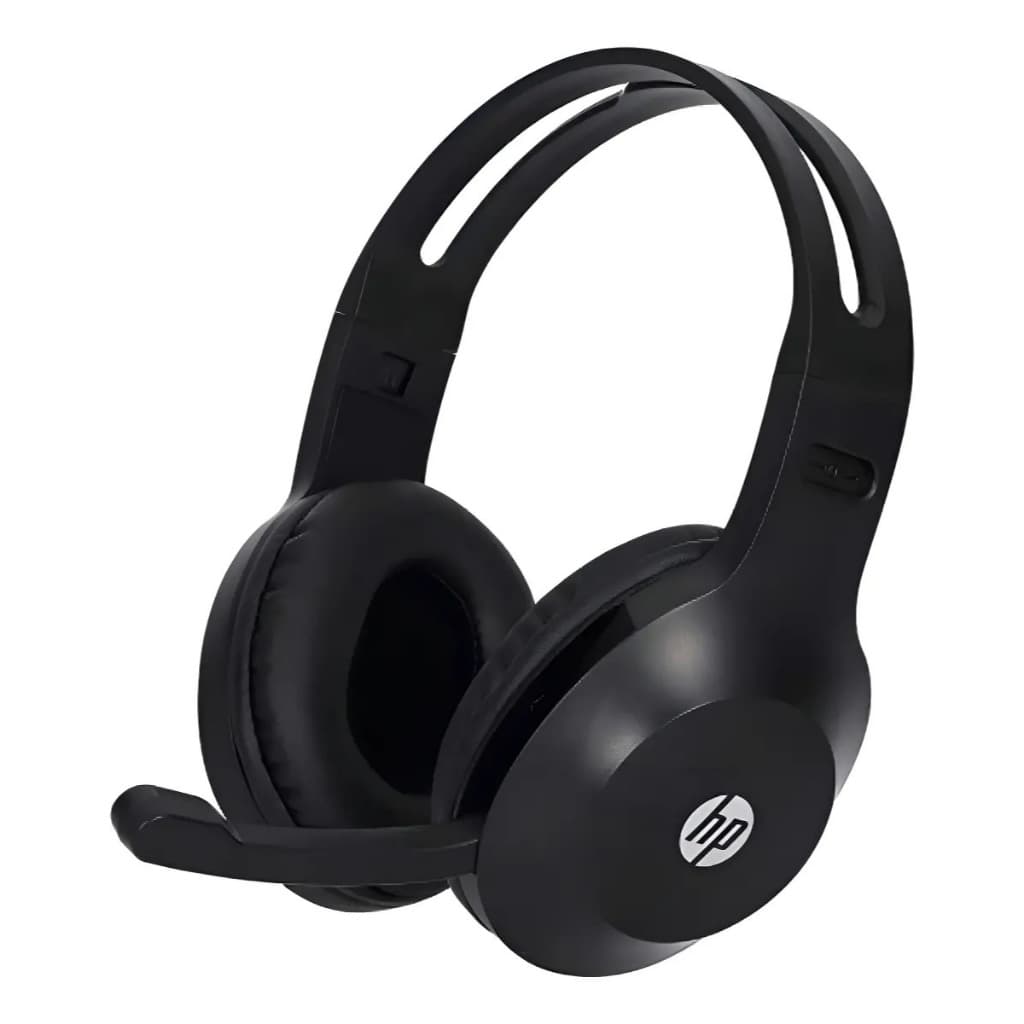 Headset HP DHH-1601 Drivers 40mm Conector Plug P3 3,5mm Cabo 2m, Preto
