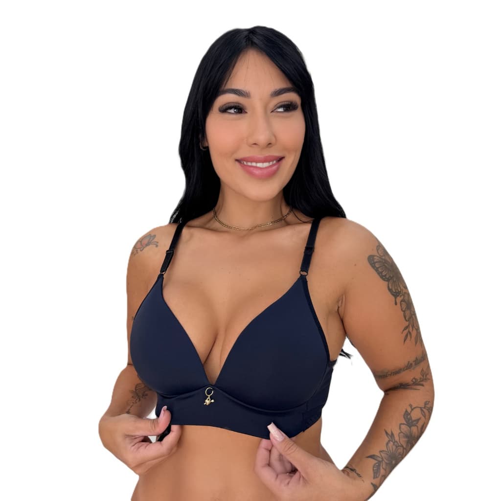 Sutiã Soutien Microfibra Poliamida com Bojo Soft Sem Aro Conforto Total Atacado Revenda / Soutien Confort Stella Barato
