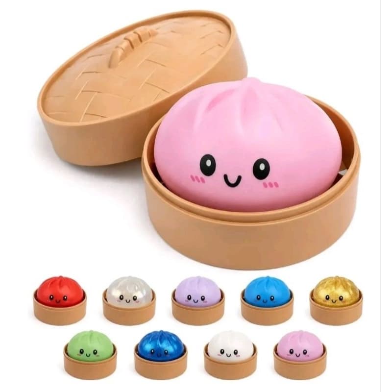 Squishy Dumpling Bolinho Pãzinho Surpresa Anti estresse