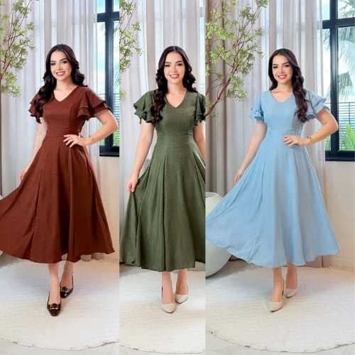 Vestido Dois BABADO