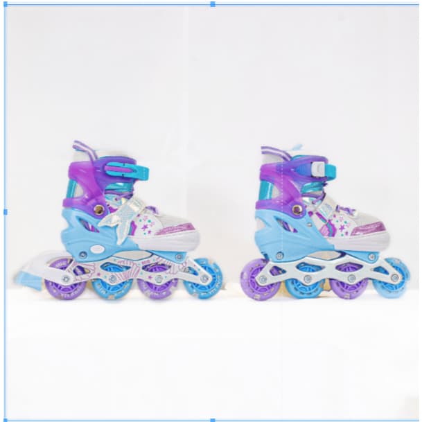 Patins Inline Ajustavel Com Luz De Led. Com OU SEM Kit Protecao Varias Cores E Tamanhos disponiveis