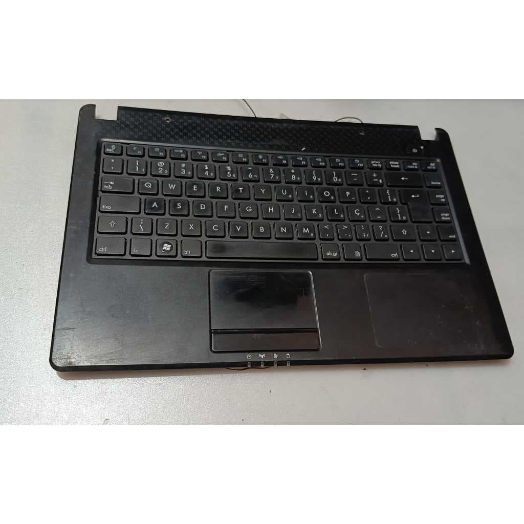 Carcaça base superior notebook CCE ultra Thin T35 teclado e touchpad não testados