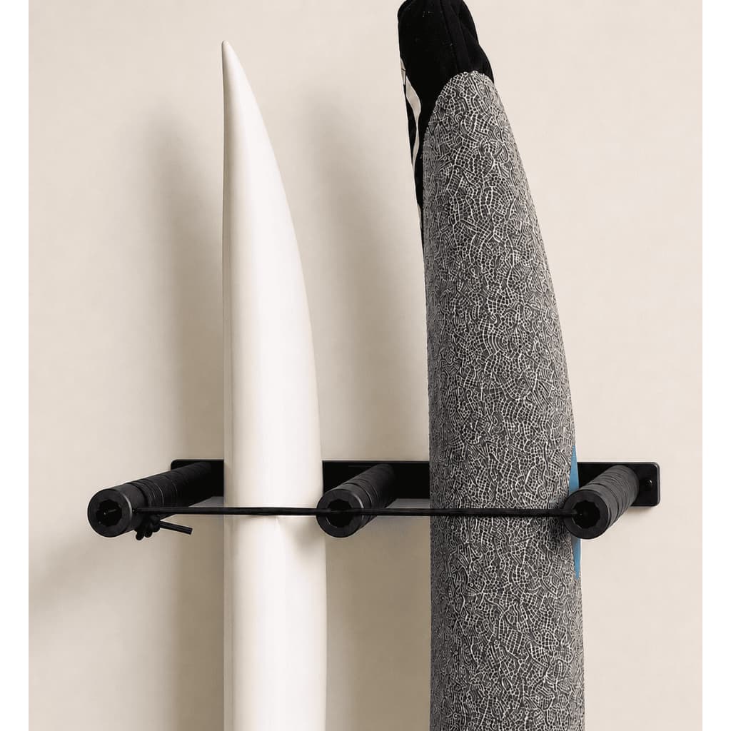 Suporte Rack de Prancha de Surf para 2 pranchas Vertical Em Alumínio Não Enferruja