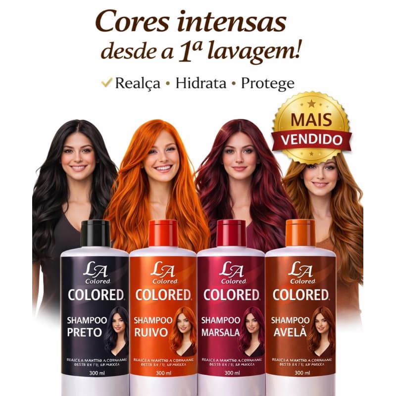 Shampoo tonalizante escurecedor de cabelos e tonalizante realçando a cor  desejada, hidratante, fixador sem amônea
