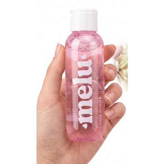 Água Micelar Melu Ruby Rose 100ml - Demaquilante Limpeza Facial Suave