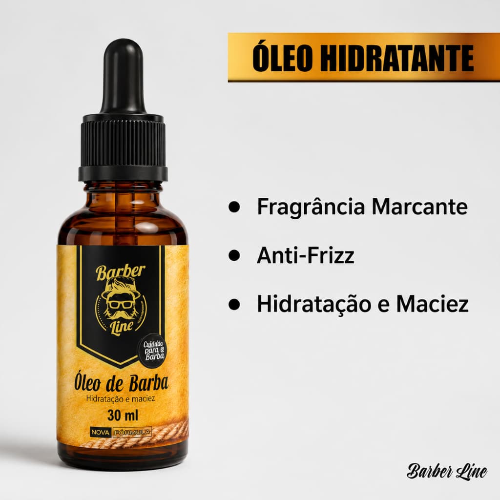 Óleo de Barba Hidratação e Maciez 30ml