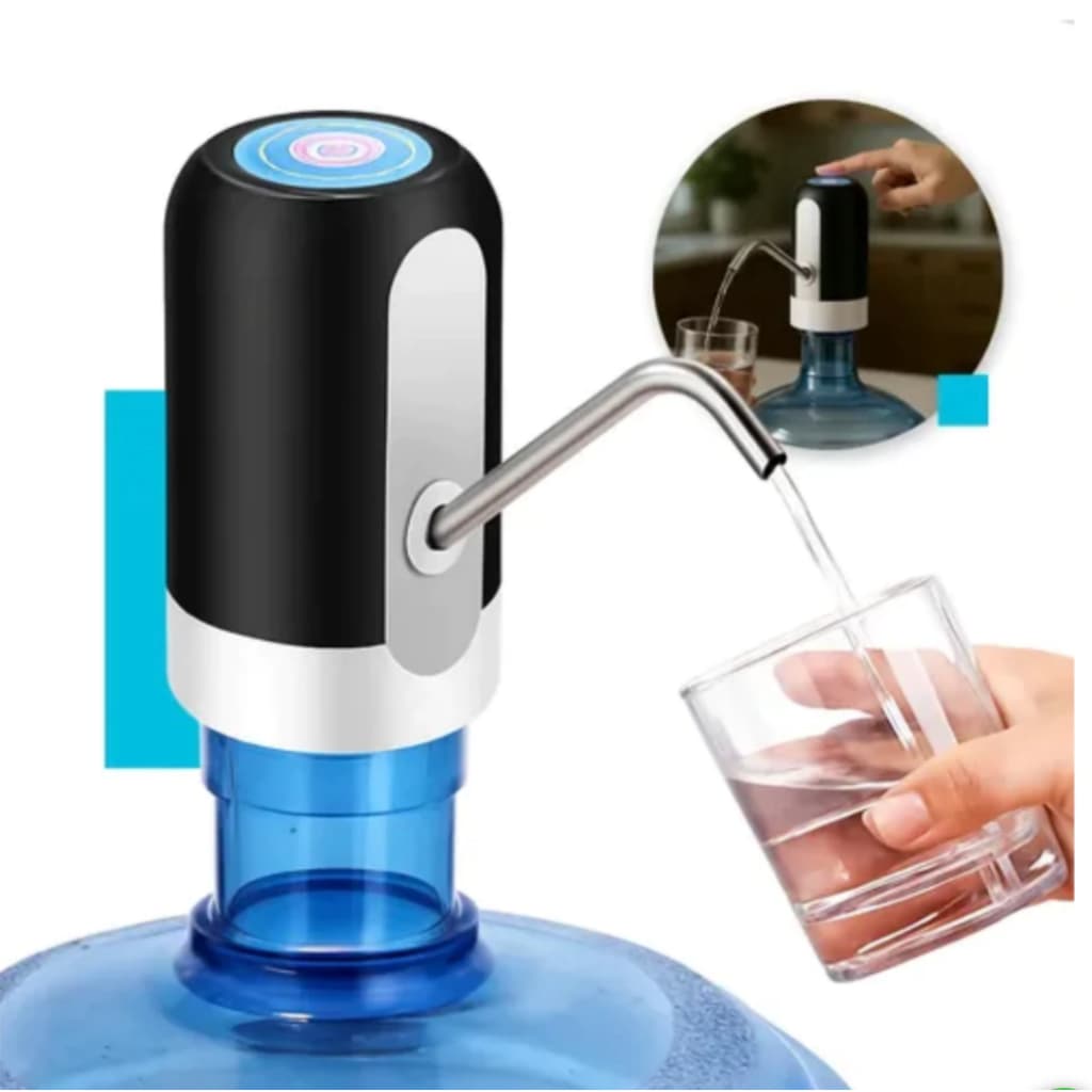 Bebedouro Bomba Elétrica Automática Para Galão De Água Davely Recarregável Usb