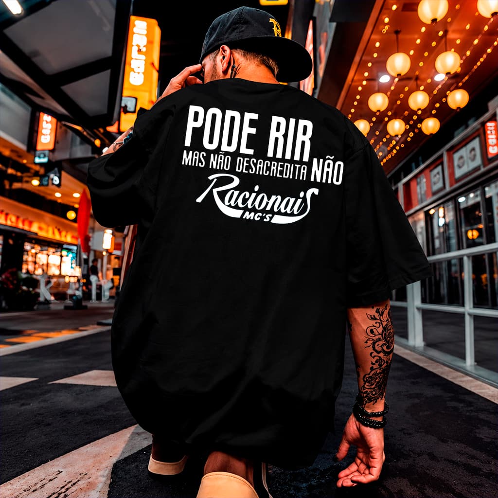 Camiseta Racionais Rap Musica Brasileira Camisa Unissex Masculino Feminino Streetwear