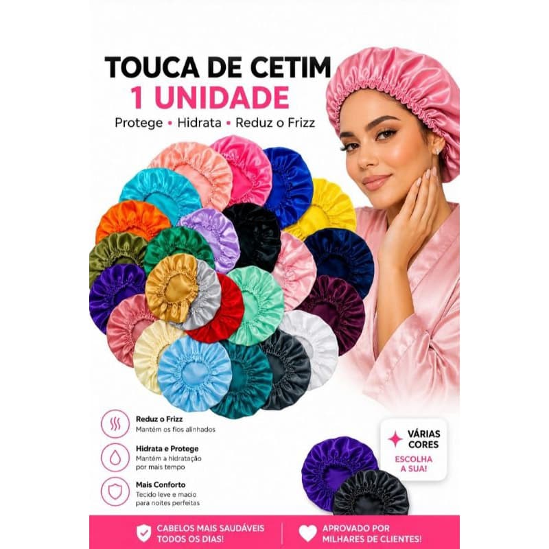 Touca Cetim 1 unidade