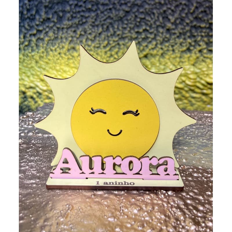 15 Lembrancinhas Sol Personalizadas Festa Nomes Aniversário Infantil