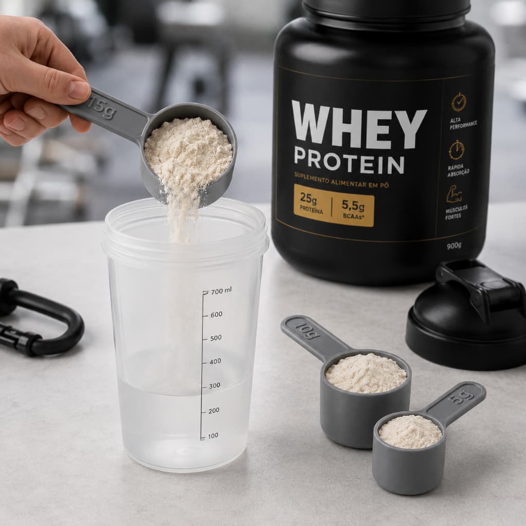 Kit 3 Colheres Scoop Dosadoras 5g 10g 15g Para Whey Creatina Beta-alanina