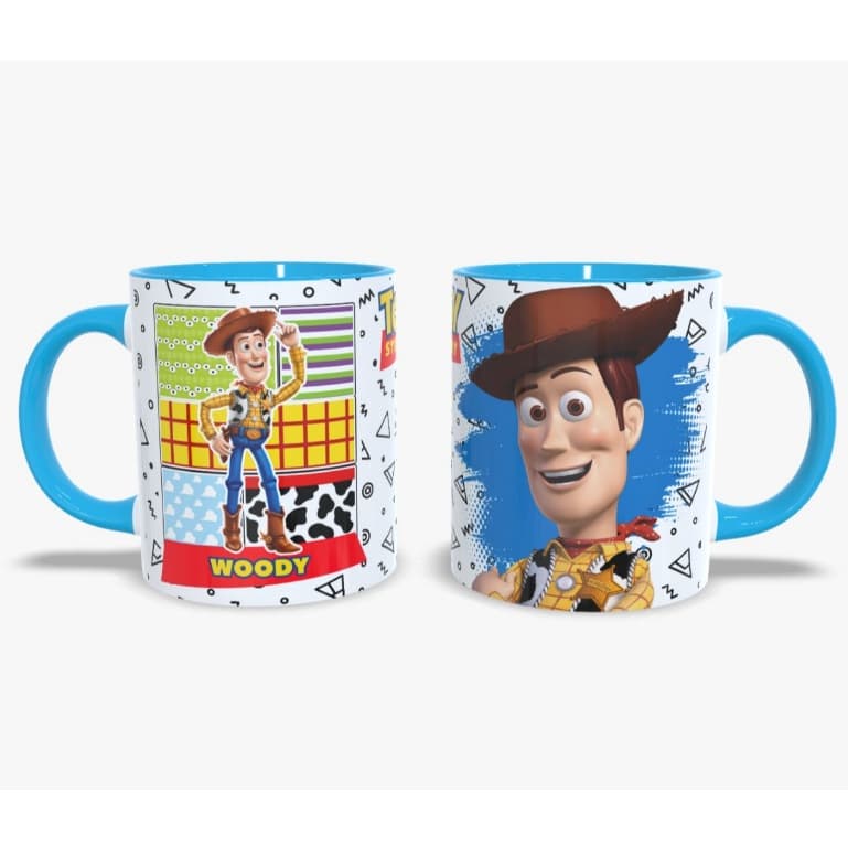 Caneca Personalizada Toy Story Presente Lembrancinha Porcelana 325ml