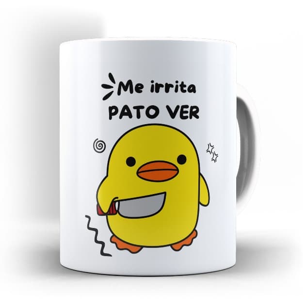 Caneca Personalizada Me irrita PATO VER