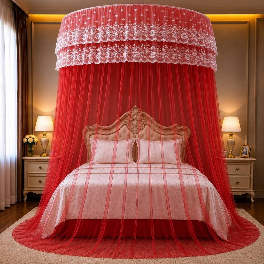 Mosquiteiro Teto Casal Gigante Box queen King Com Abertura Lateral 14 Metros