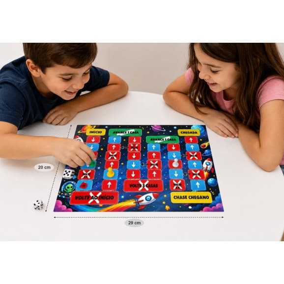 Jogo de Tabuleiro Brinquedo Divertido Para Familia E Amigos