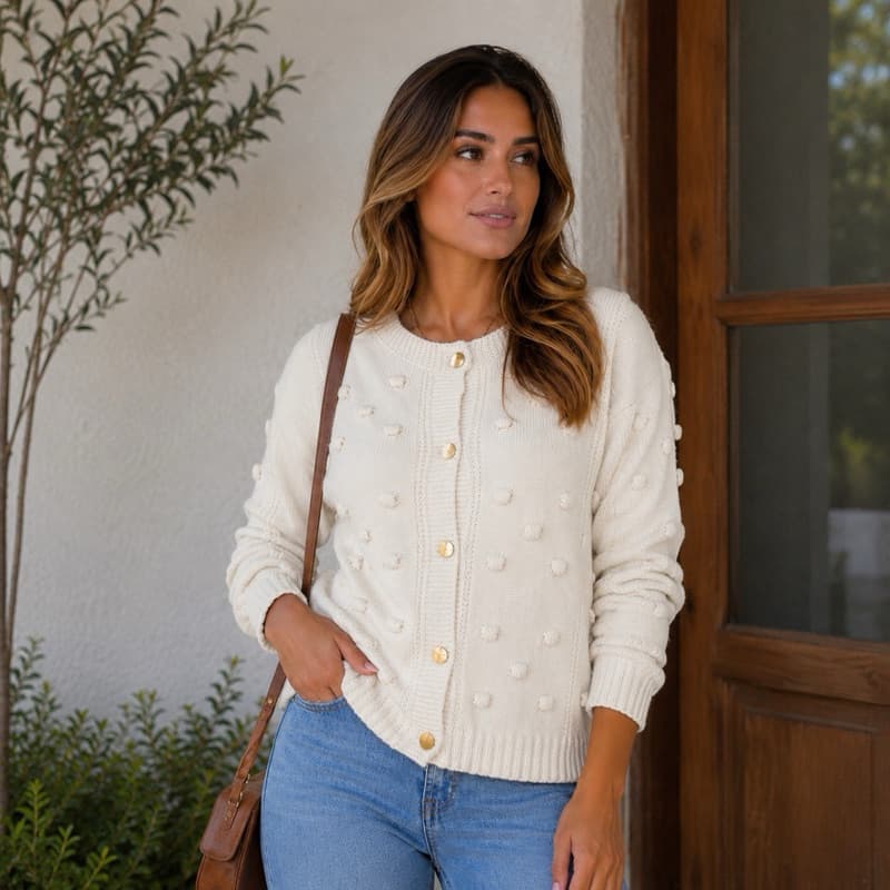 Casaco Tricô Feminino Meia Estação Conforto Estilo e Qualidade Tricot