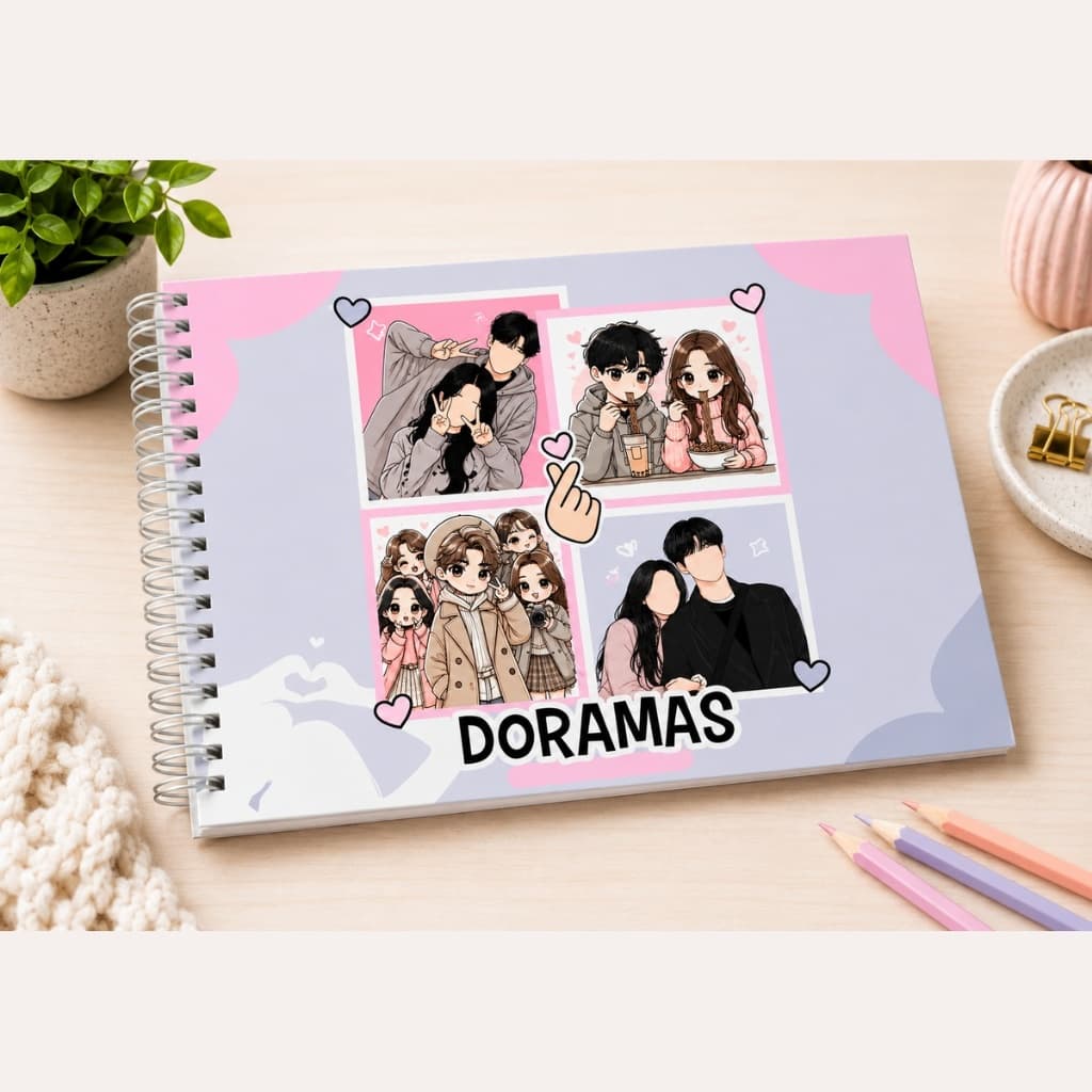 Livro de Colorir Doramas Colorindo Doramas