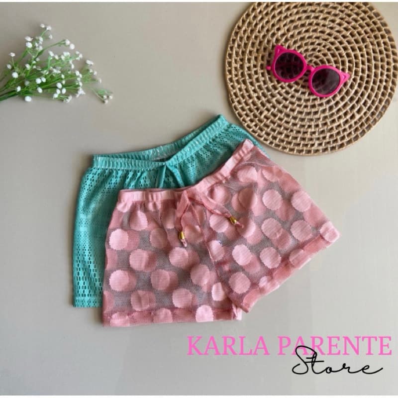 Short Saída de Praia Menina Infantil Juvenil