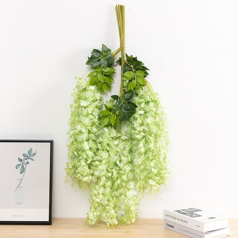 12 Kit Creeper De Flores Falsas Durável Resistente Decoração Ocultante Armazenamento Simples Muitos Modelos