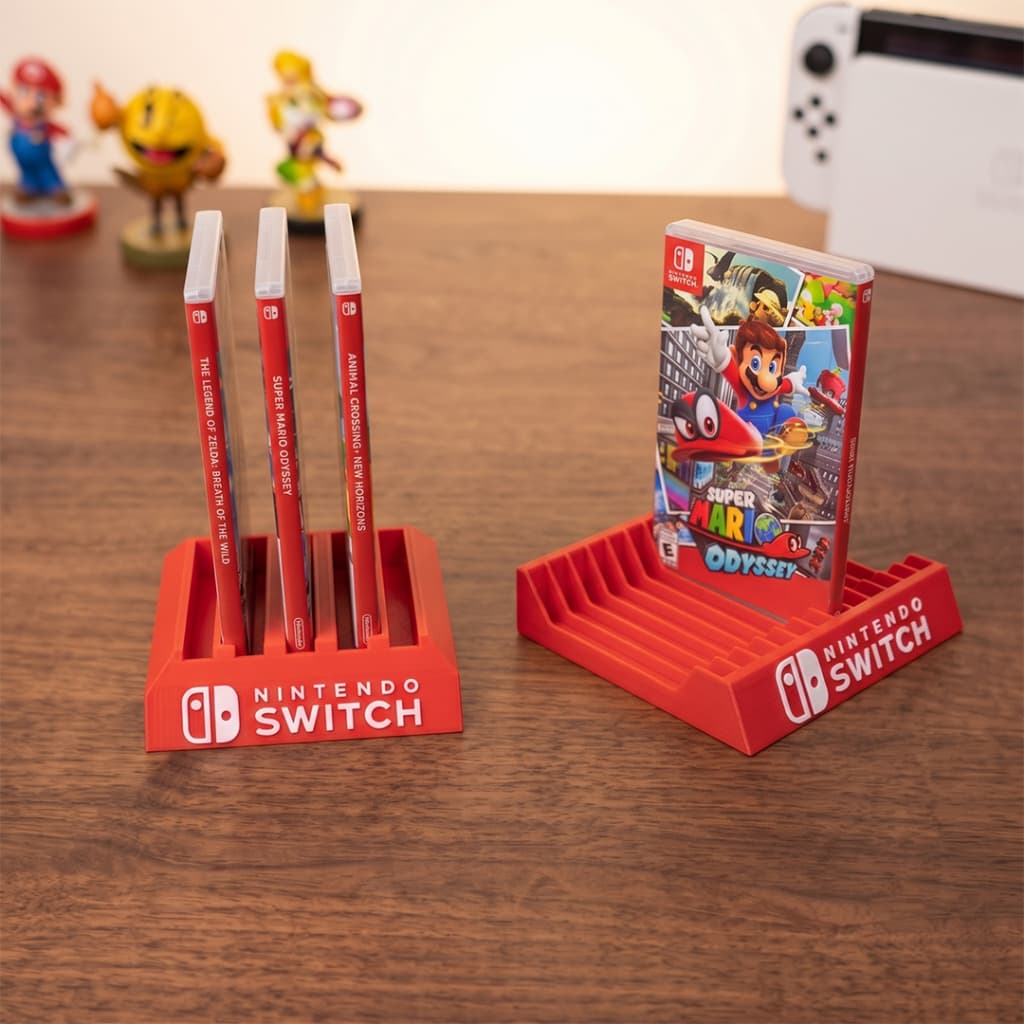 Suporte Organizador Expositor Para Jogos Nintendo Switch 1 ou Switch 2