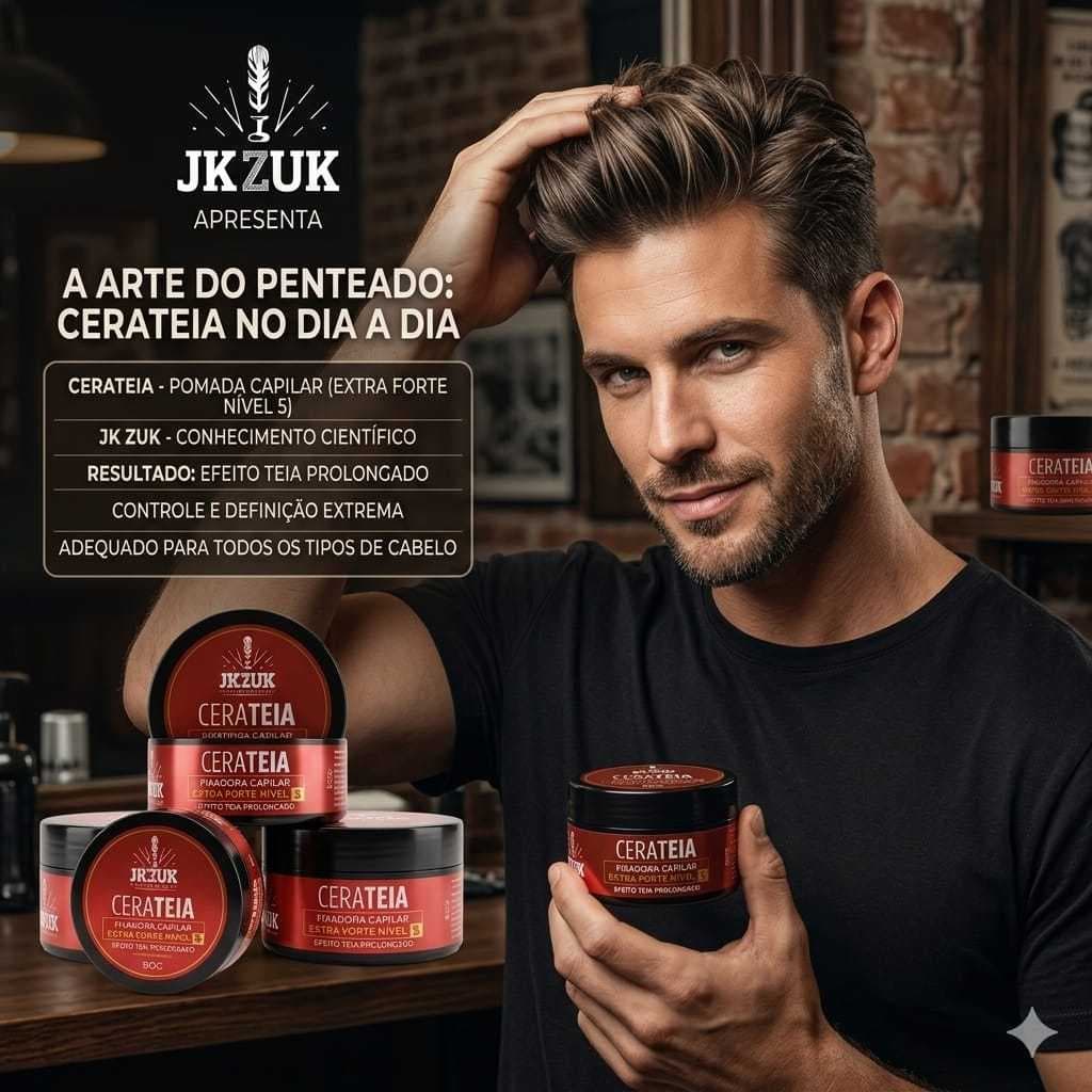 Kit Cera Teia Fixadora Capilar Extra Forte Nível 5