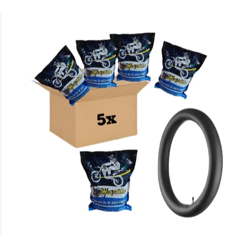 Câmara Ar Para Moto Kit 5 Unidades  Aro 275-18 / 90/90-18 / 80/100-18 / 300-18