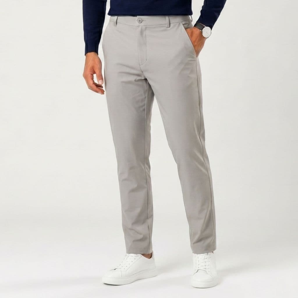 Calça Alfaiataria Masculina Slim Fit Social Sport Fino