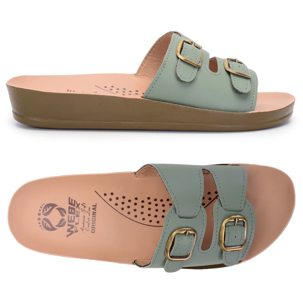 Chinelo Ortopédico Feminino Anatômico Macio Leve Conforto Premium Ideal Para Esporão Fascite Plantar Dores Nas Pernas