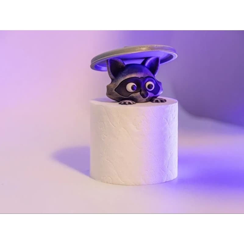 Suporte para Papel Higiénico guaxinim 3D