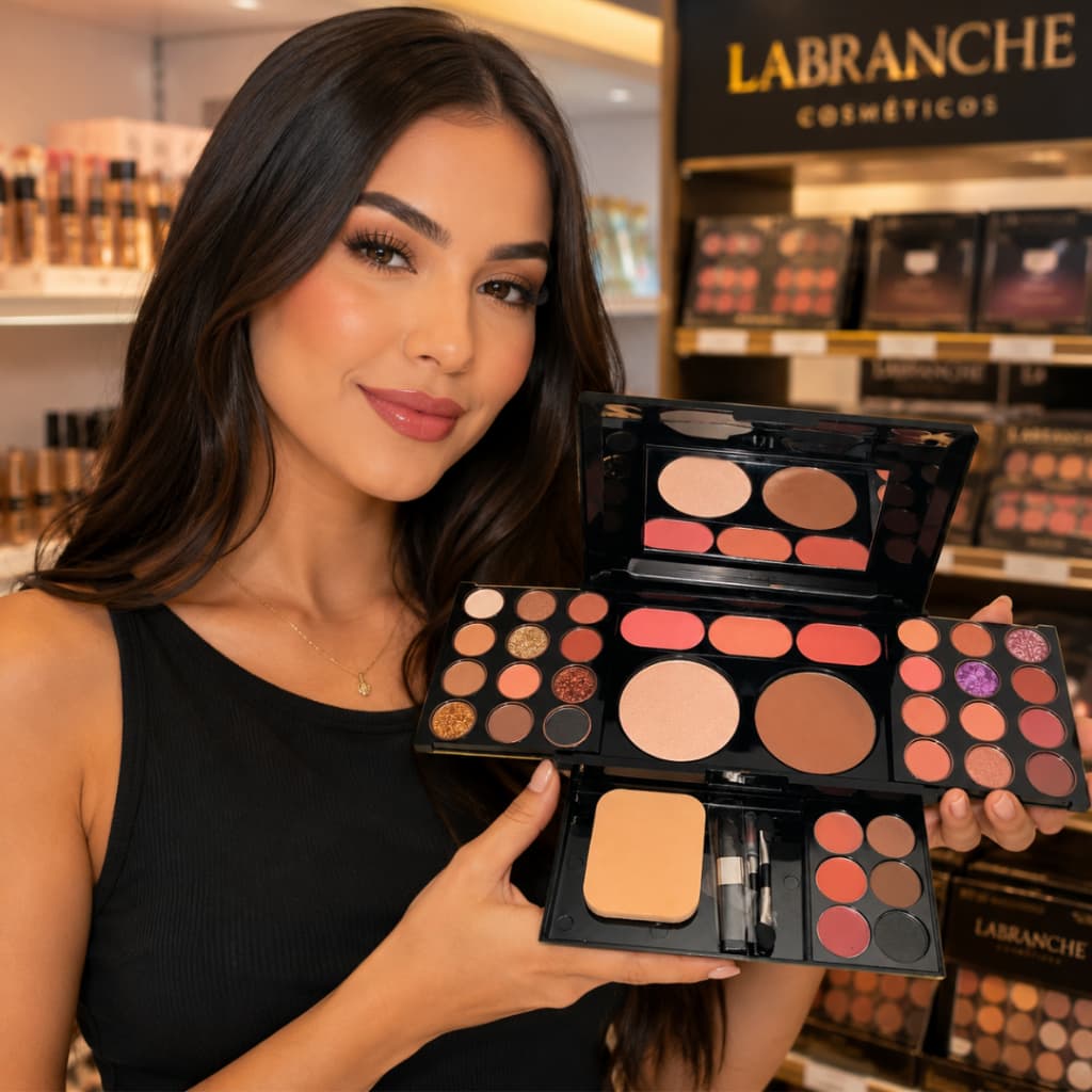 Kit de Maquiagem Labranche Completo com Estojo