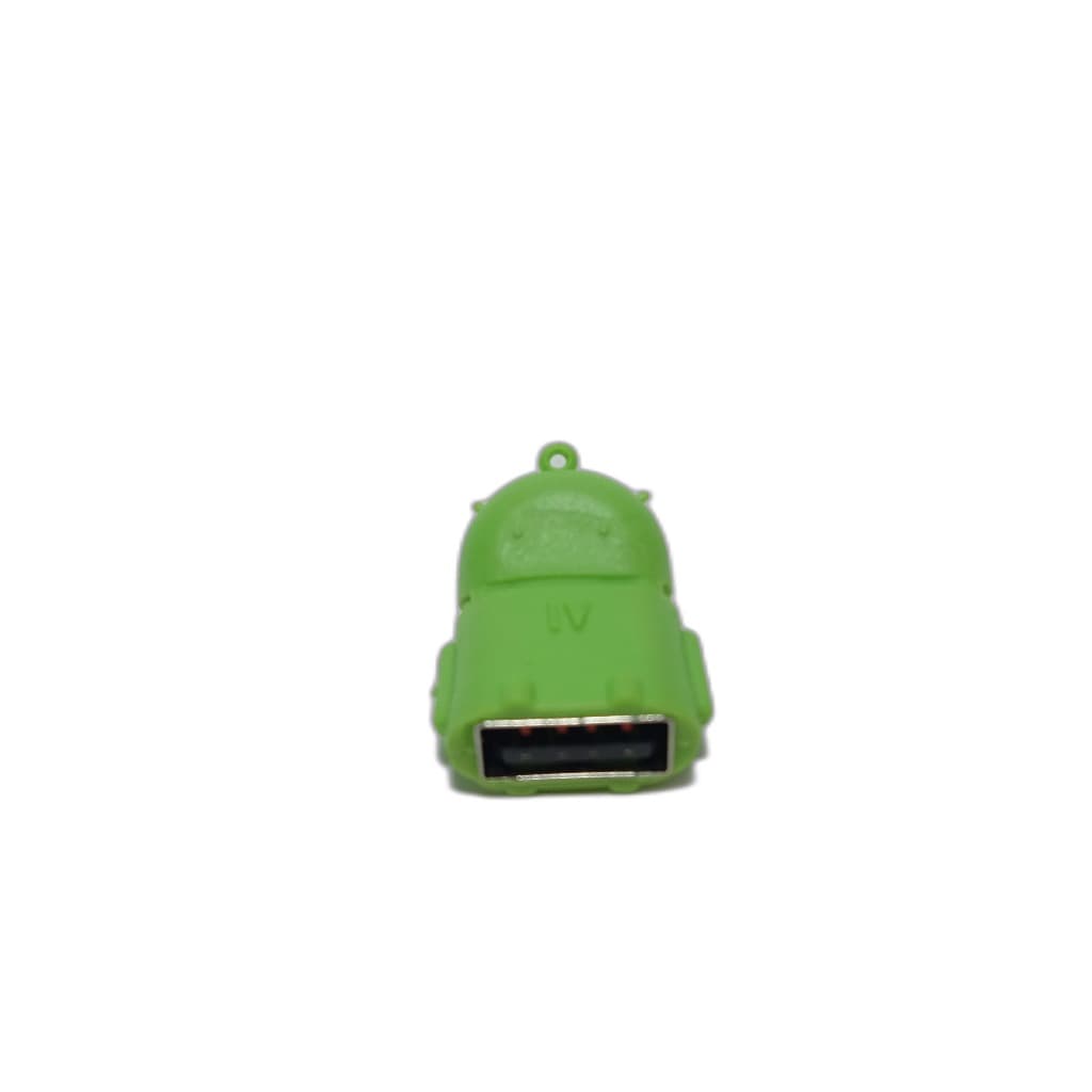 Micro Adaptador Micro Usb Otg Verde Para Celular Com Entrada V8 rápido
