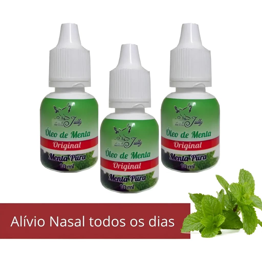 Óleo de Menta Pura 10ml - San Jully
