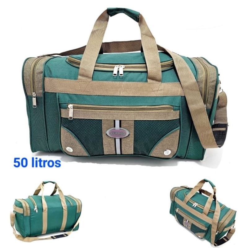 Bolsa De Viagem Tiracolo Tamanho P 50L Reforçada Impermeável Unissex Feminina Feminino 02821