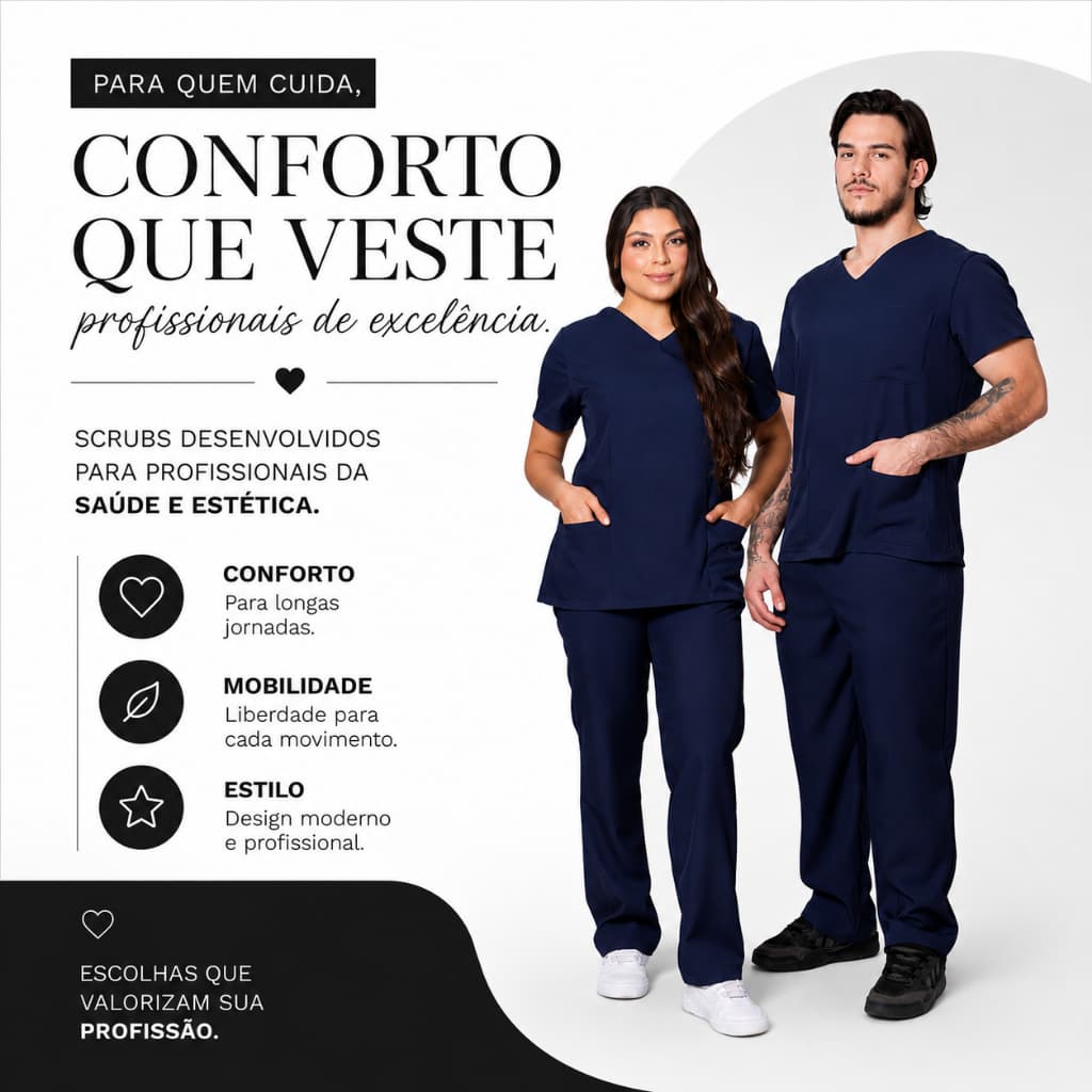 Pijama Cirúrgico Azul Premium - Scrub Conjunto - Profissionais da Saúde -  Enfermagem