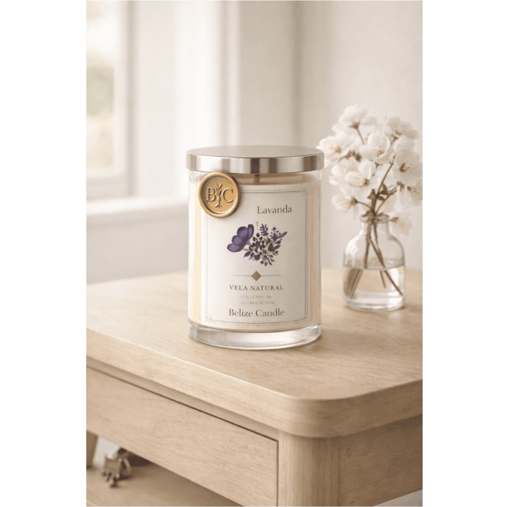 Vela Aromática de Lavanda Botânica 140g Signature -