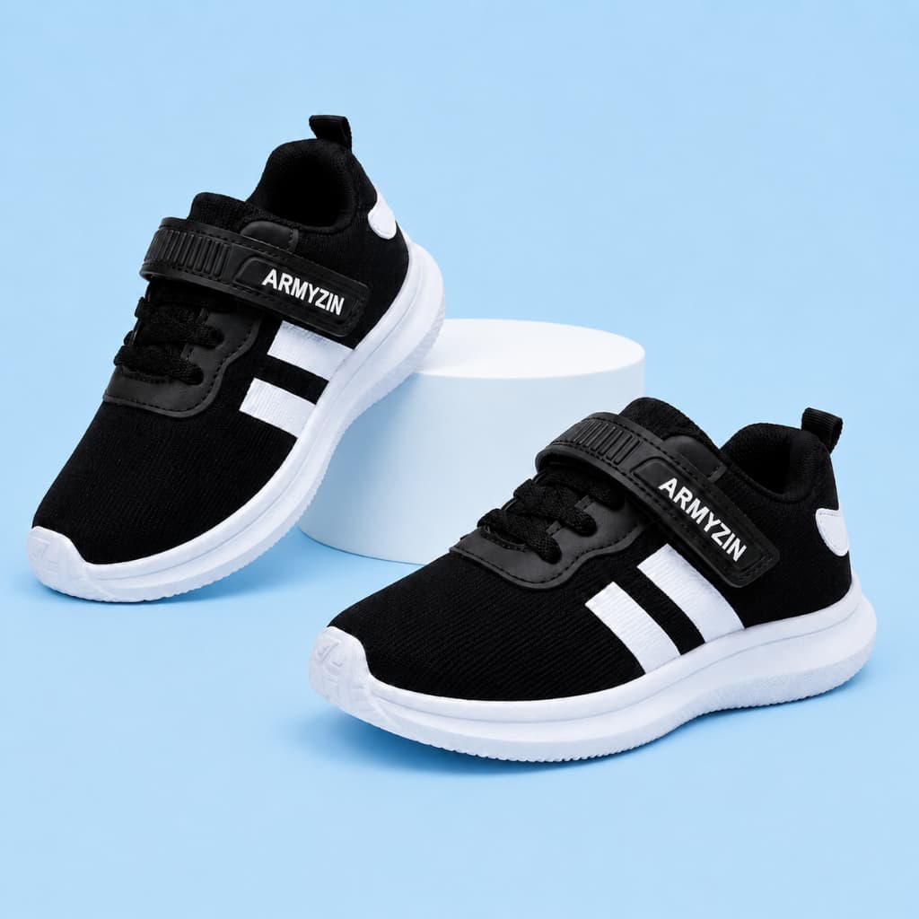 Tenis Infantil Masculino Feminino Escolar Cadarço + Velcro Anatomico 26 ao 34