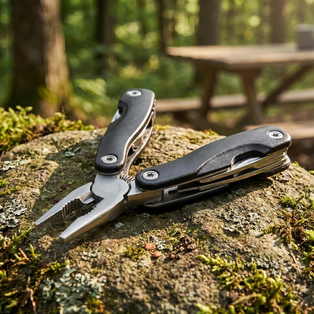 Alicate Mini Portátil Para Acampamento e Viagem
