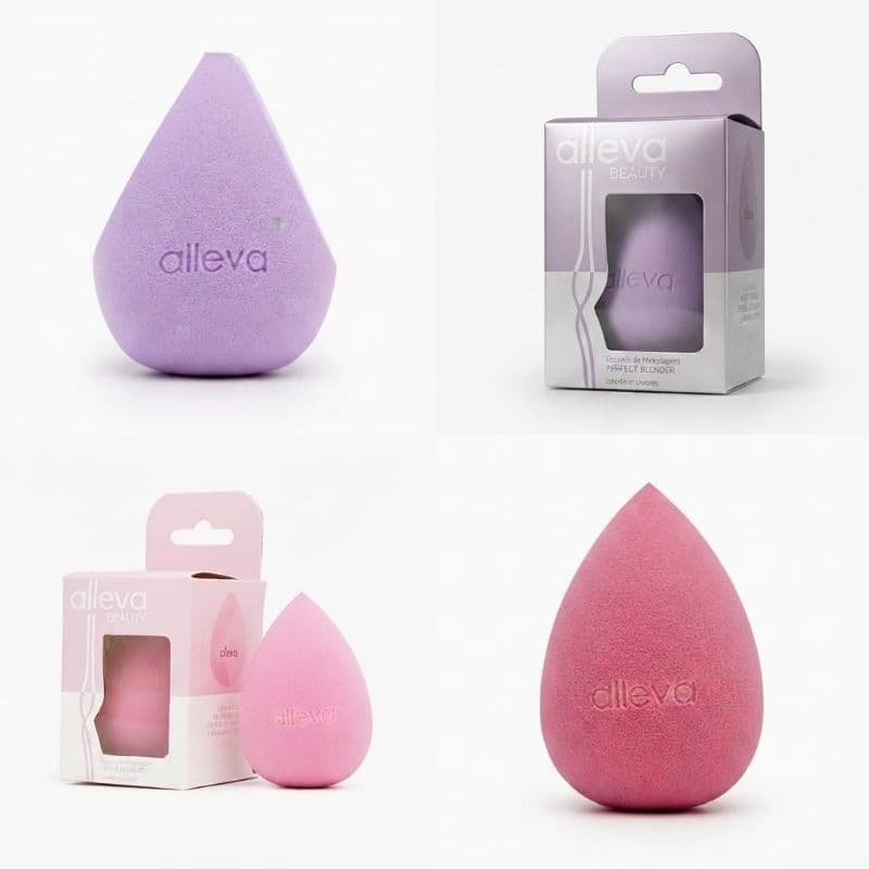 Esponjas de Maquiagem Alleva Beauty