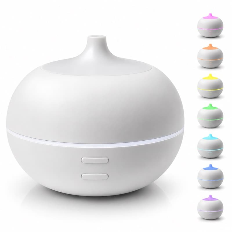 Aromatizador Umidificador USB LED Multicolor 100ml Difusor de Aromas Ambiente Silencioso 58111
