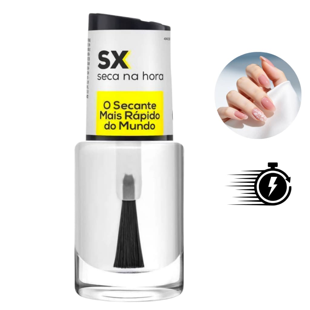 Kit Esmalte SX Secante 10ml Ultra Rapido - Cora