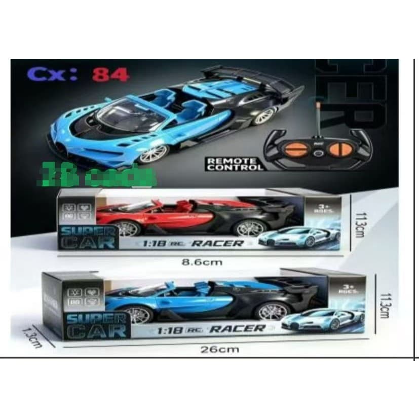 Carrinho Controle Remoto Carro Esportivo De Corrida Brinquedo Infantil Com Controle Sem Fio