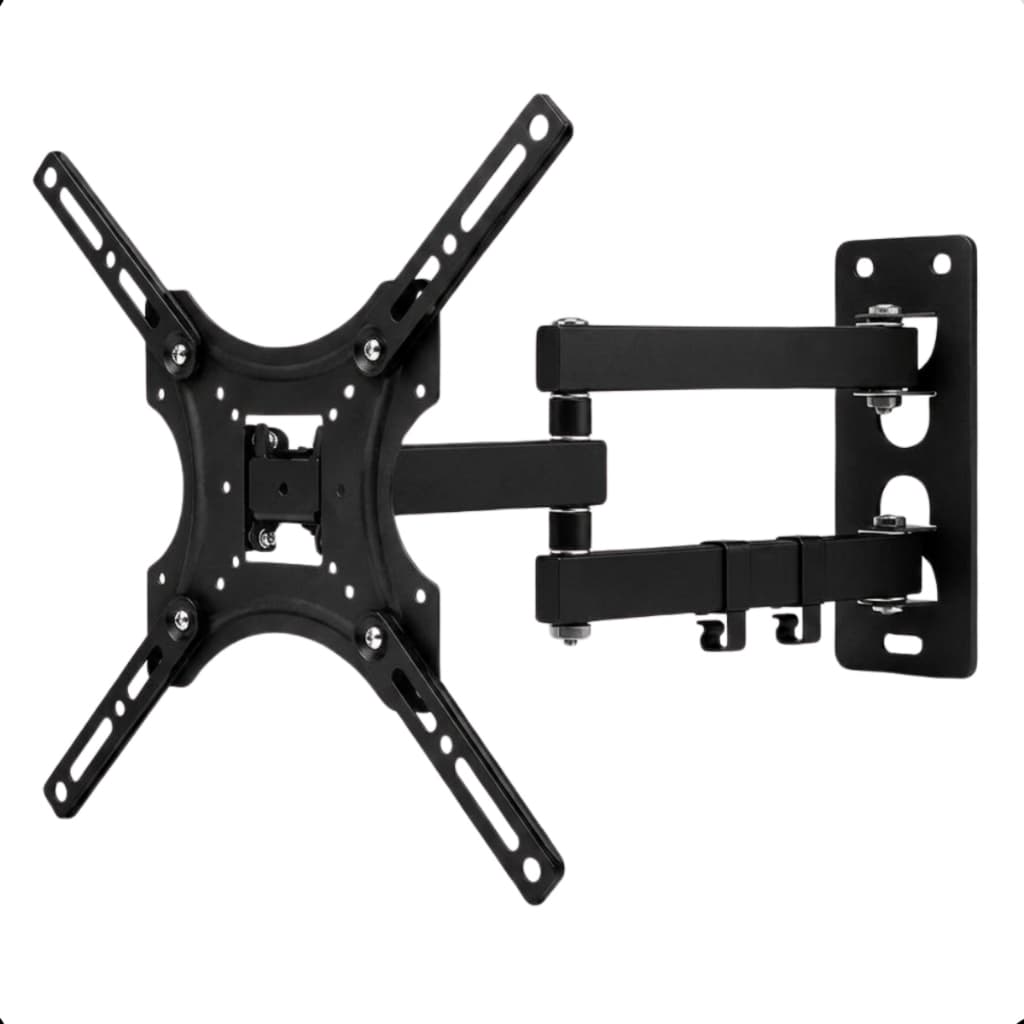 Suporte Tv Articulado Universal Até 55 Polegadas Led Lcd Cor Preto
