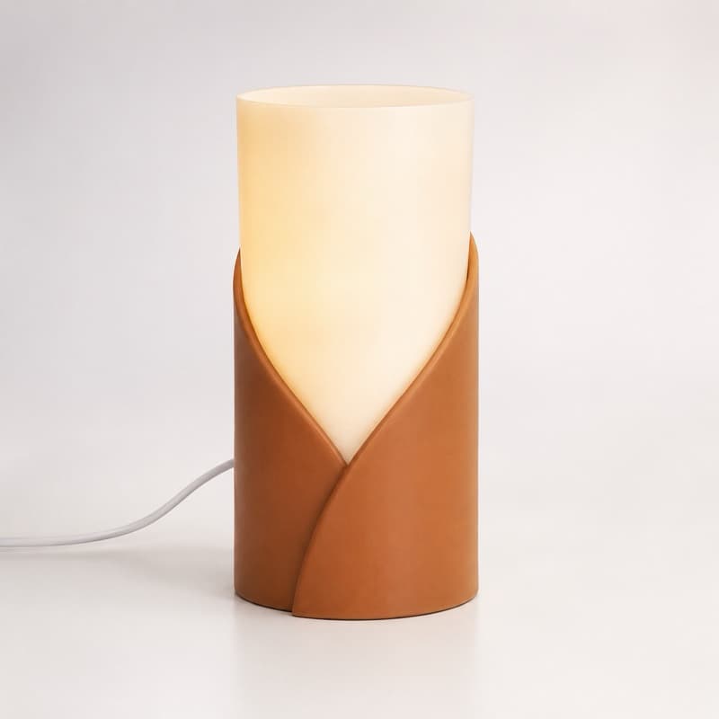Luminária de Mesa Boho USB Luz Amarela Decorativa Abajur Quarto Criado Mudo Presente Feminino
