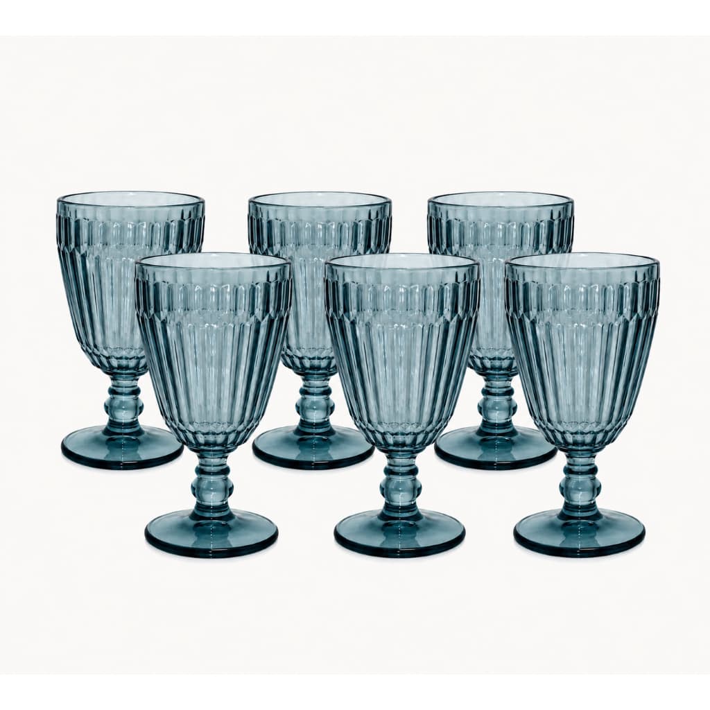 Jogo de Taças Arrow de Vidro Kit Com 2/4/6 Unidades Taça para Água Suco Vinho Mesa Posta Premium Casa e Cozinha 350ml