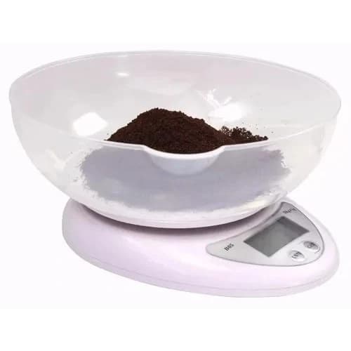 Balança De Precisão Com Bandeja Até 5kg Digital Cozinha Líquido Alimento Pronta Entrega
